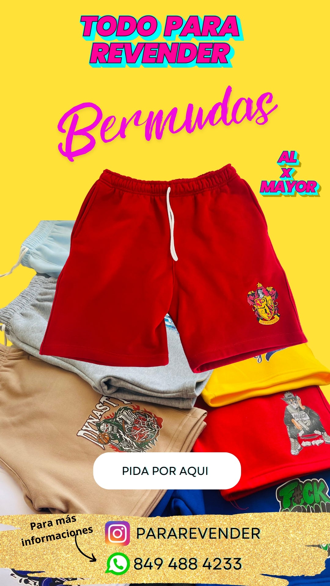 Bermudas Hombres